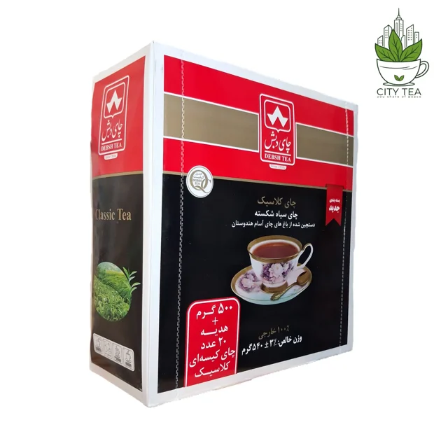 چای سیاه شکسته کلاسیک 500 گرمی-چای دبش