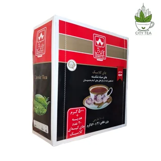 کارتن 12 عددی چای سیاه شکسته معطر 500 گرمی-دبش+25 عدد چای کیسه ای