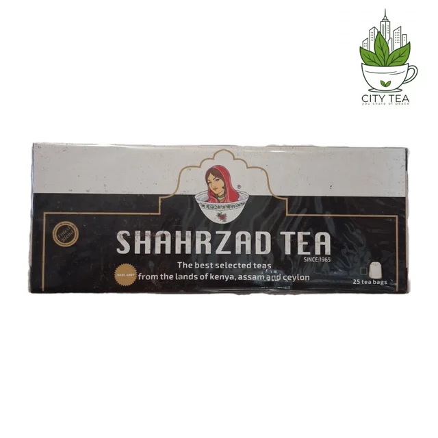چای سیاه کیسه ای ارل گری شهرزاد-پک 25 عددی