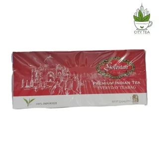 چای کیسه ای ممتاز هندوستان گلستان-پک 25 عددی