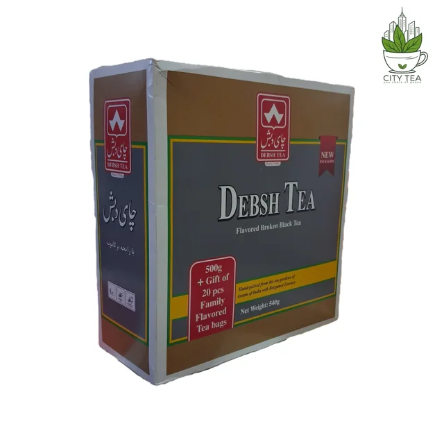 چای سیاه شکسته معطر 500 گرمی-دبش+25 عدد چای کیسه ای