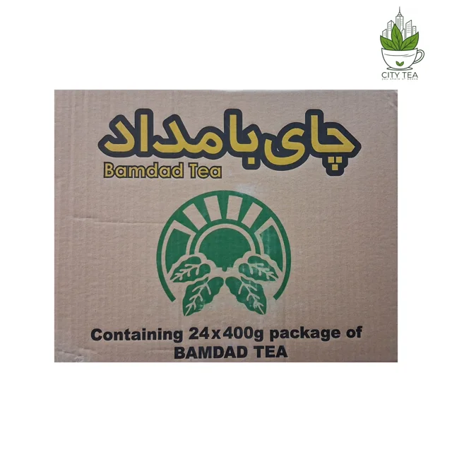کارتن 24 عددی چای سیاه شکسته خالص داخلی 400 گرمی-بامداد